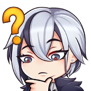 🤔 emoji A R L E C C H I N O Telegram sticker 7 of 11
