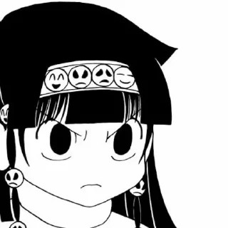 😒 emoji ;;hxh Telegram sticker 22 of 60