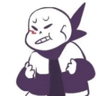 🔪 emoji Cross sans Telegram sticker 23 of 101