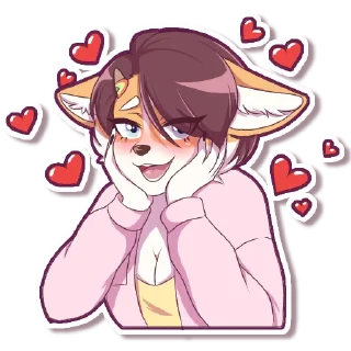 🥰 emoji Vanilla Corgi Telegram sticker 5 of 27
