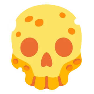 🔥 emoji Skull stickers Telegram sticker 19 of 20