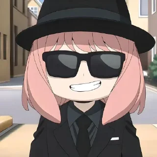 Sticker from Семья шпиона @anime_stickerr