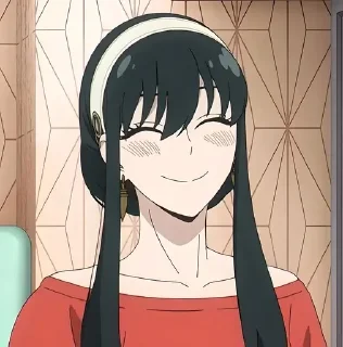 😊 emoji Семья шпиона @anime_sticks Telegram sticker 18 of 20