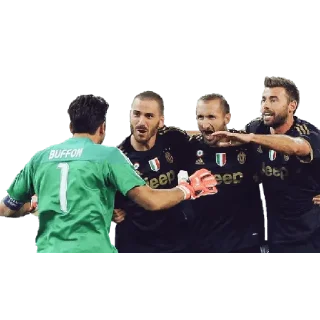 🧱 emoji Forza Juve!🖤🤍 Telegram sticker 19 of 46