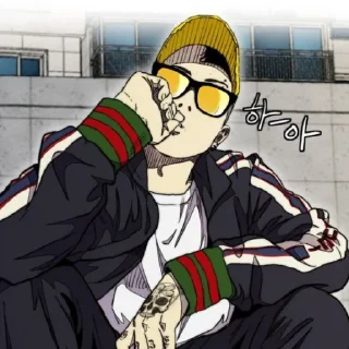 🥱 emoji джокер и у ин (ветролом) Telegram sticker 14 of 20