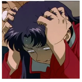 😄 emoji Evangelion Telegram sticker 7 of 52