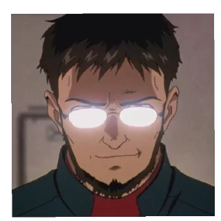 😄 emoji Evangelion Telegram sticker 11 of 52