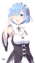😉 emoji Rem Telegram sticker 16 of 27