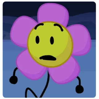 Sticker from BFDI - Flower! | @tavloi