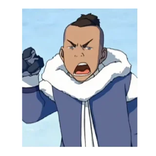 😠 emoji Легенда об Аанге Telegram sticker 6 of 20