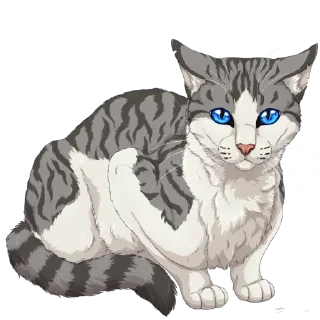 🖤 emoji Warrior Cats Stickers Telegram sticker 19 of 44