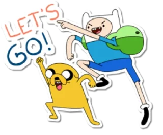 🕺 emoji Adventure Time Telegram sticker 14 of 50