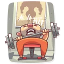 💪 emoji Victor Telegram sticker 22 of 26