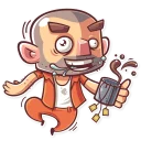 😜 emoji Victor Telegram sticker 10 of 26