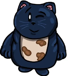 😉 emoji Котик по имени Дакиблю. Telegram sticker 19 of 30