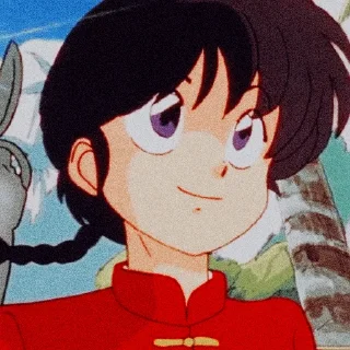 🙂 emoji Ranma 1/2 @pyrozochek Telegram sticker 18 of 109