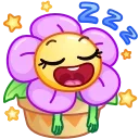 😴 emoji Crazy Daisy Telegram sticker 6 of 33