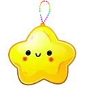 ⭐️ emoji Hanging Star | @Gift_Alerts Telegram sticker 1 of 100