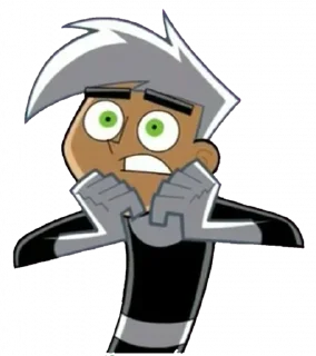 😟 emoji Danny Phantom by @Shtormcat Telegram sticker 16 of 69