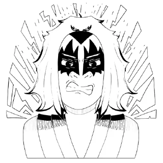 😡 emoji Rock'n'roll Telegram sticker 8 of 15