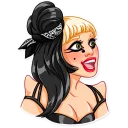 😃 emoji Lady Gaga Telegram sticker 15 of 30