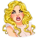 🙄 emoji Lady Gaga Telegram sticker 8 of 30