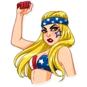 💪 emoji Lady Gaga Telegram sticker 23 of 30