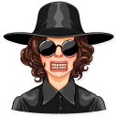 😬 emoji Lady Gaga Telegram sticker 11 of 30