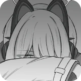 👍 emoji Midori... Shiro..? Telegram sticker 12 of 34