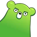 Sticker from Midori Kuma animated