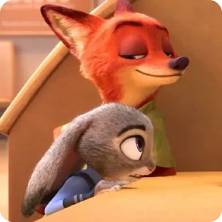 🌟 emoji zootopia::Nick Wilde Telegram sticker 20 of 64