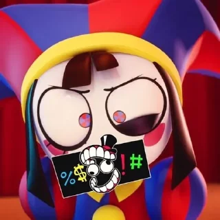 Sticker from The Amazing Digital Circus №1