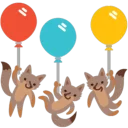 🎈 emoji Facebook Foxer Telegram sticker 16 of 44