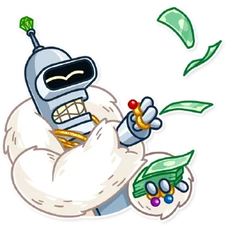 😄 emoji Bender Telegram sticker 24 of 30