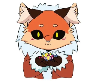 🦊 emoji Лиса Алиса | @Stick4Gram Telegram sticker 2 of 50