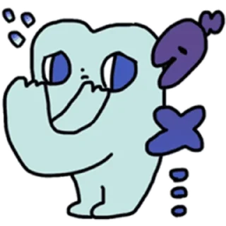 😥 emoji 🧚🏻‍♀️ Yoseyose Fairy @nneiasticks Telegram sticker 15 of 40
