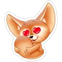 Sticker from Лисёнок Фенечка
