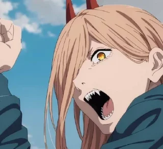 Sticker from chainsaw man