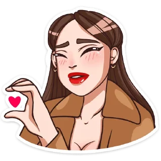 ❤️ emoji Нэнси (@TgSticker) Telegram sticker 19 of 48