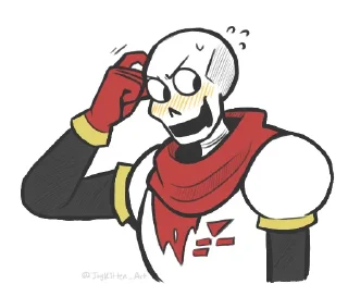 🗿 emoji Андертейл, ёпта Telegram sticker 12 of 46