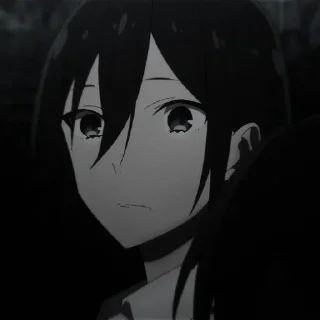 ☹️ emoji •°Miyamura Izumi°•   @anime_sticks Telegram sticker 16 of 42