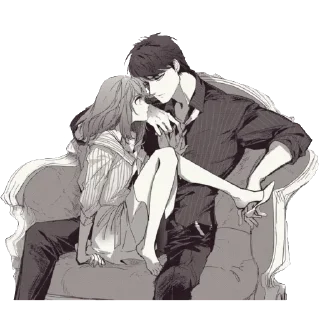 🤗 emoji Обнимашки~ @stikers_animeLove Telegram sticker 11 of 42