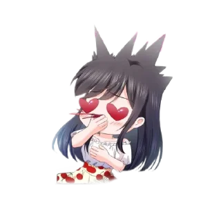 😍 emoji Mykki Telegram sticker 13 of 45