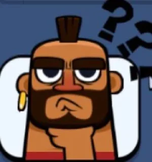 ❓ emoji Clash royal Telegram sticker 13 of 16