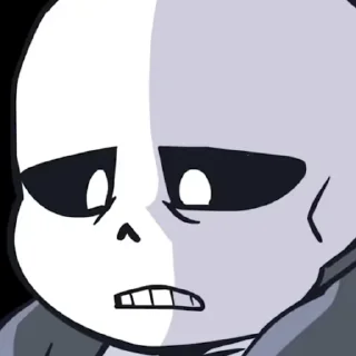 🖤 emoji |•Sans| •by Tobe fox| •Undertale Telegram sticker 5 of 22
