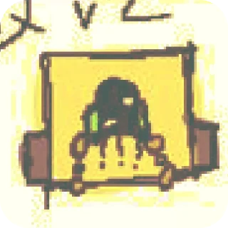 👁 emoji 🟧👁 Harken @Nahida_my_lovee die Telegram sticker 15 of 41