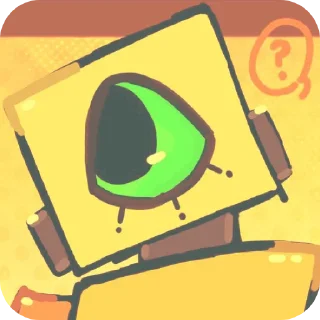 👁 emoji 🟧👁 Harken @Nahida_my_lovee die Telegram sticker 6 of 41