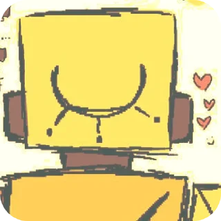 👁 emoji 🟧👁 Harken @Nahida_my_lovee die Telegram sticker 13 of 41
