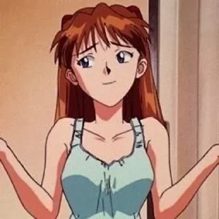 🤷 emoji Евангелион Telegram sticker 24 of 35