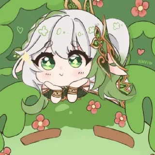 😄 emoji ♡Нахида♡Кусанали♡ Telegram sticker 4 of 23